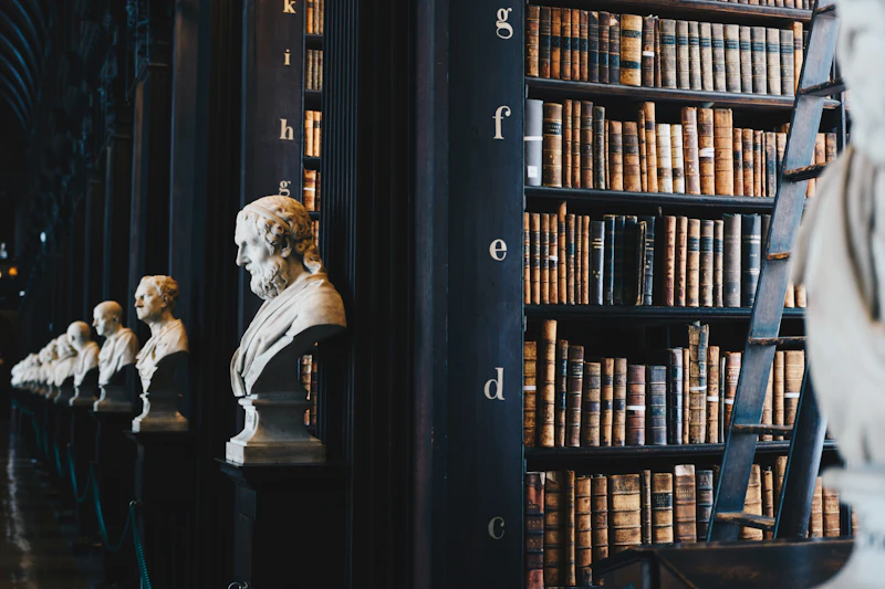 Law books representing legal expertise
